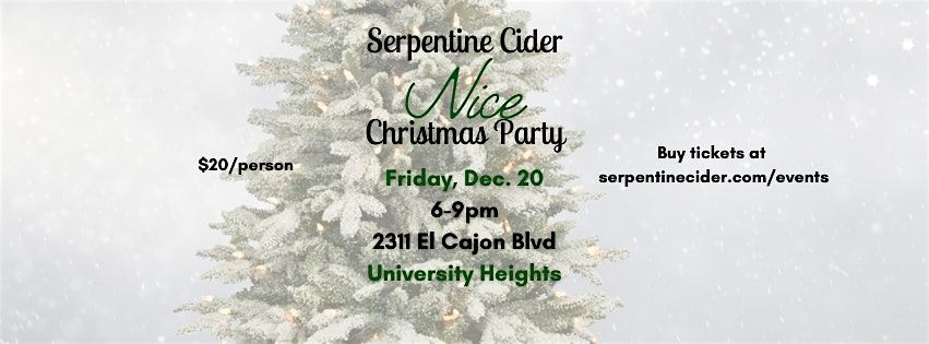 Serpentine Cider NICE Christmas Party