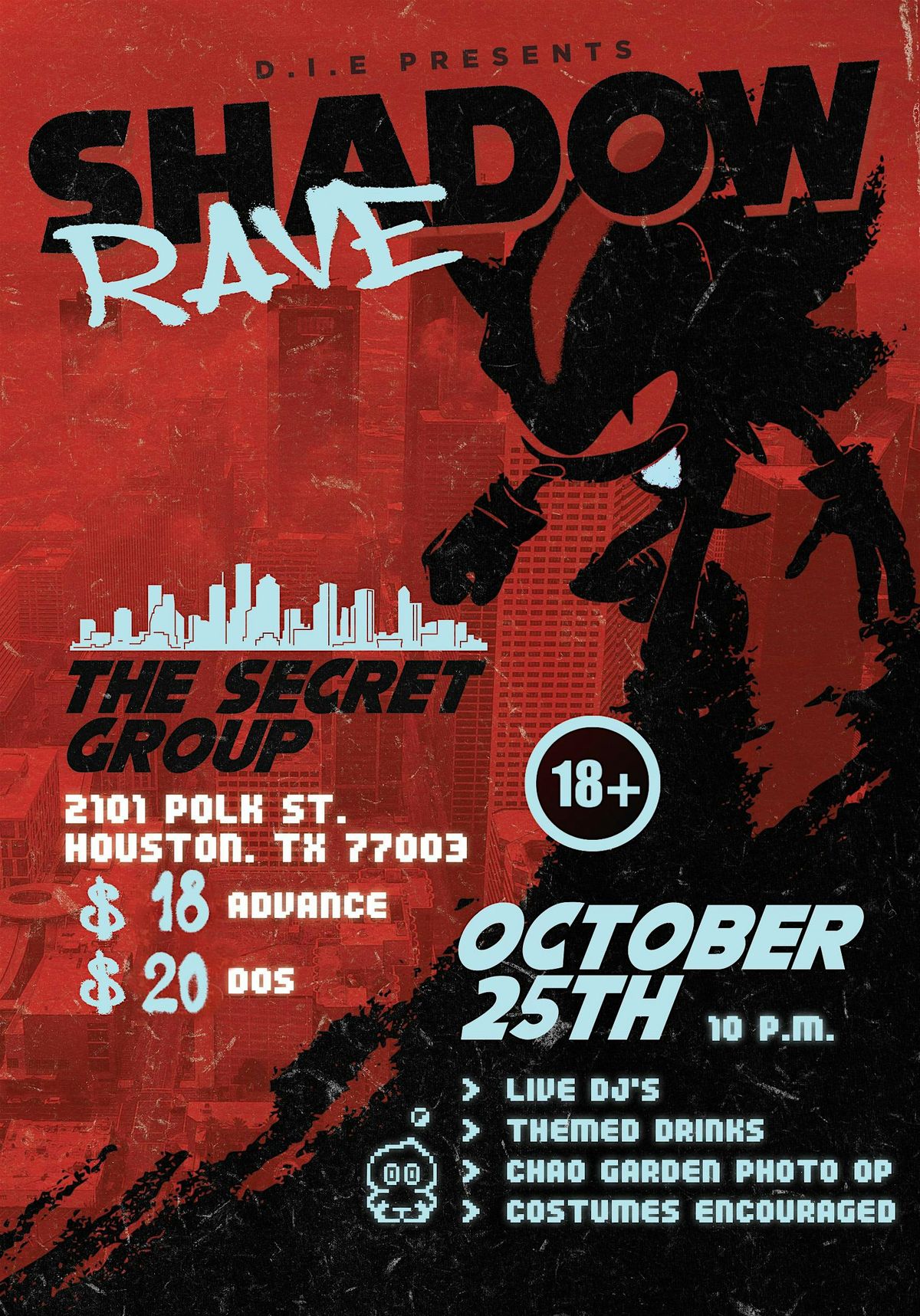 Dallas Independent Entertainment presents: SHADOW RAVE