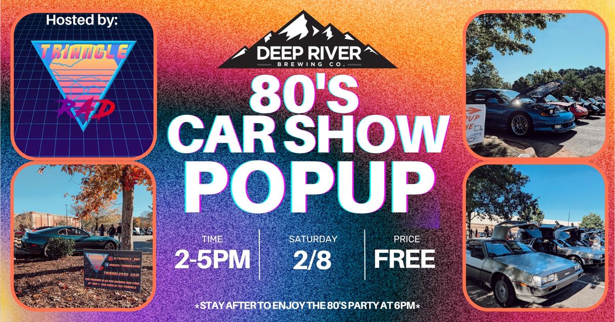 80's Car Show Popup