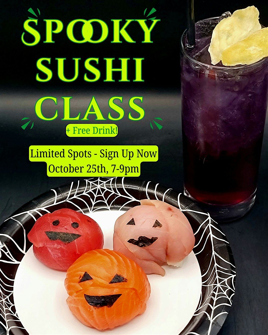 Spooky Sushi Night