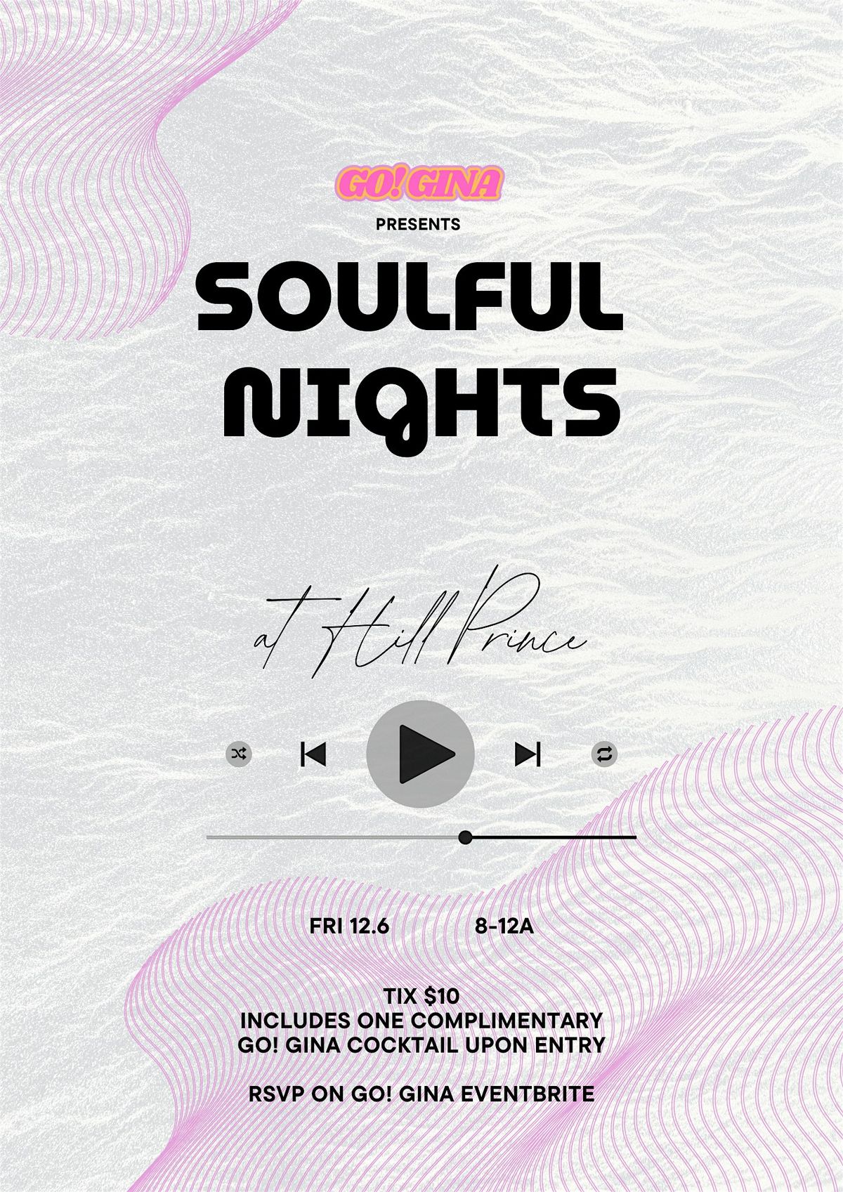 Go! Gina presents Soulful Nights