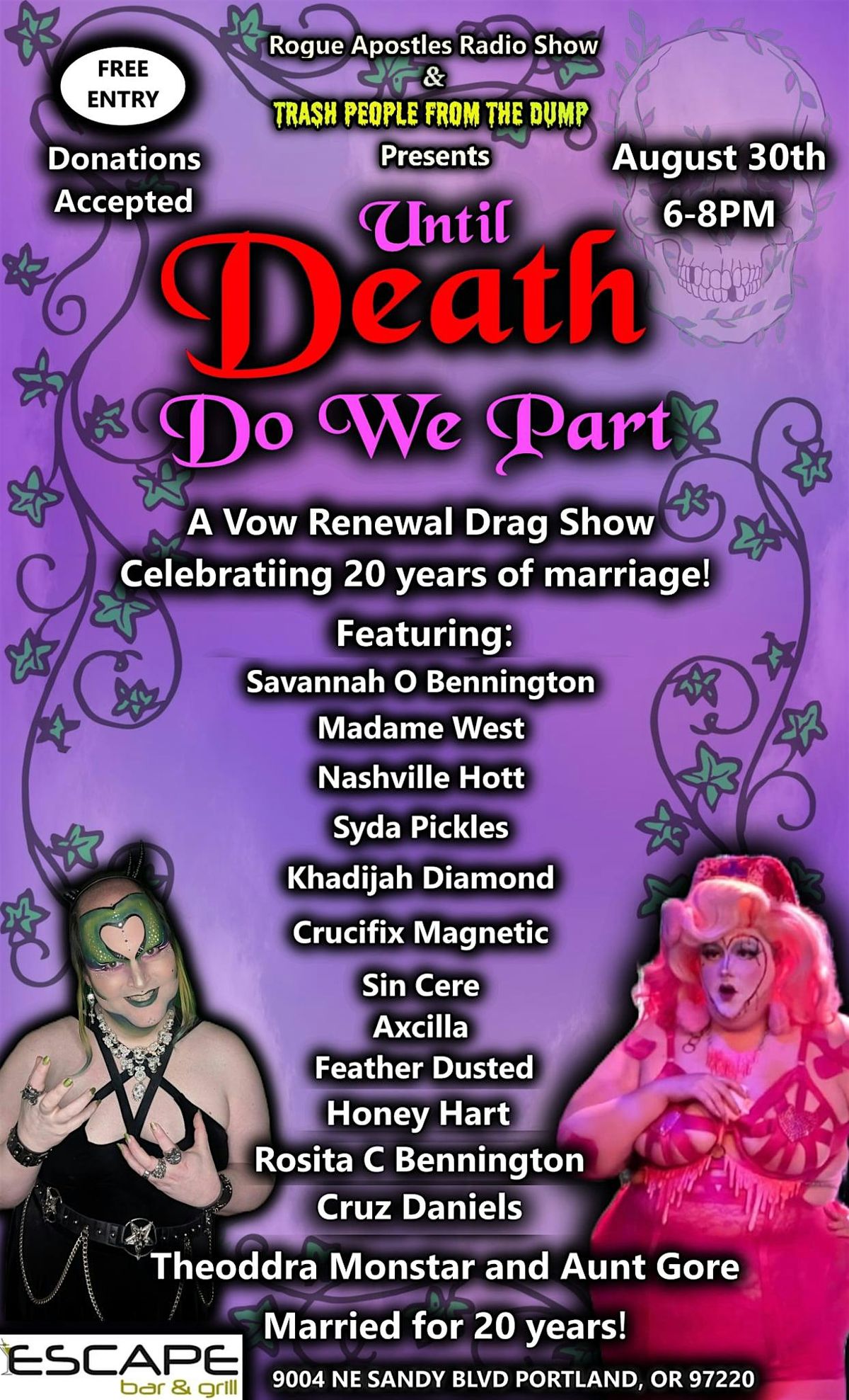 Until Death Do We Part: A Vow Renewal Drag Show