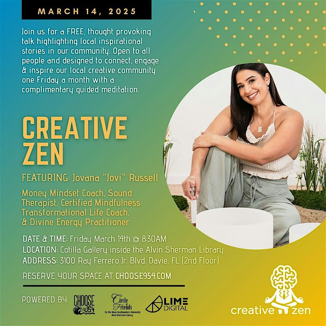 CreativeZen Talks Presents Jovana "Jovi" Russell (3\/14\/25)