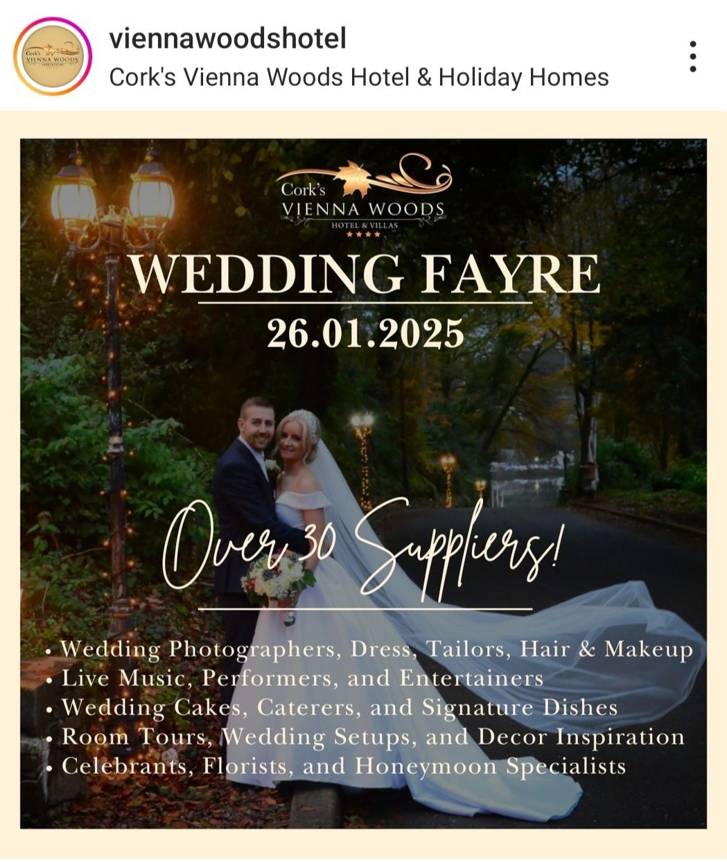 Cork's Vienna Woods Hotel & Holiday Homes Event