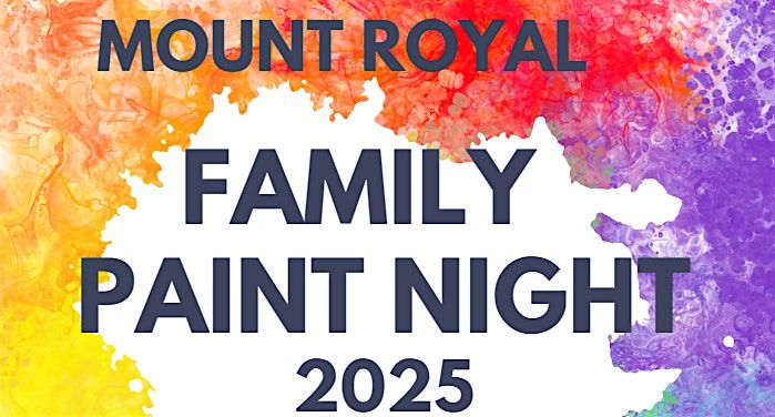 Mount Royal Family Paint Night