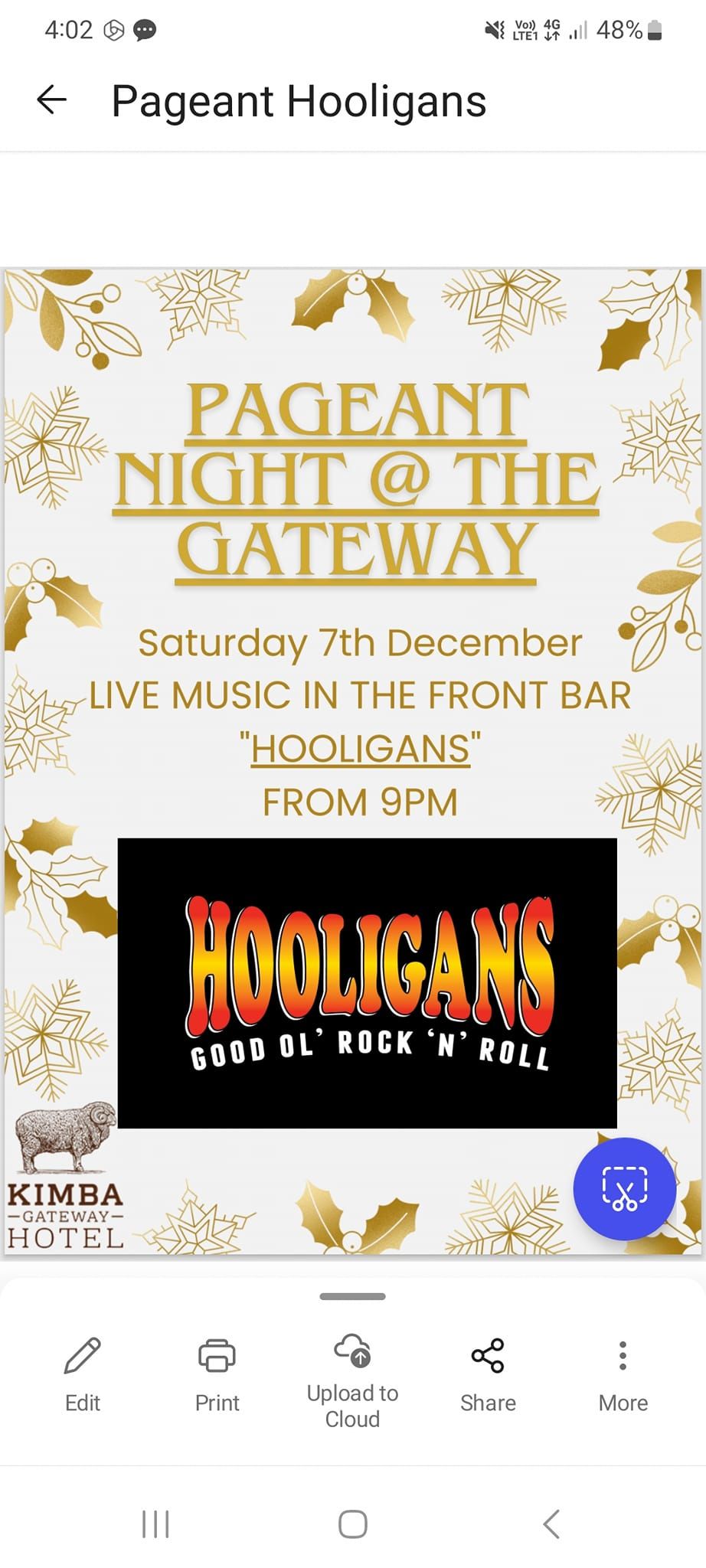 Pageant Night - Hooligans @ The Gateway 