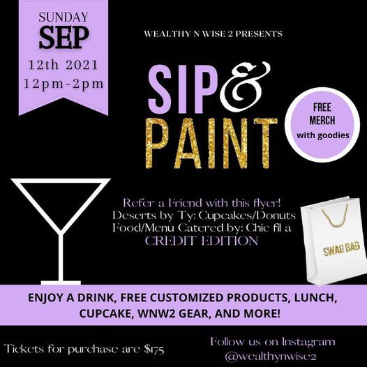 Sip & Paint CREDIT Edition