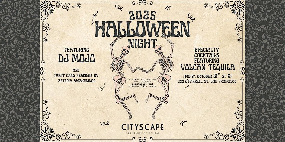 Halloween 2025 at Cityscape | DJ PARTY W\/ 360\u00b0 VIEWS | ft. Volcan Tequila