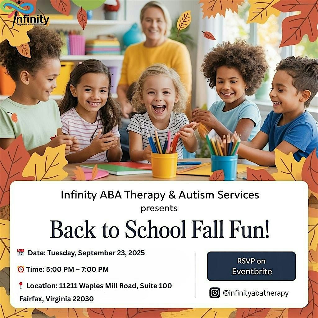 Infinity ABA Back to School Fall Fun Event
