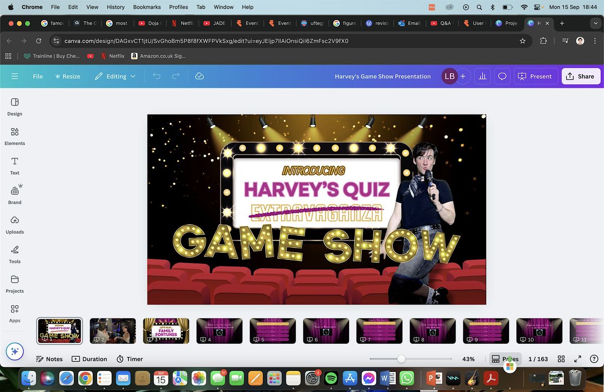 Harvey's Game Show