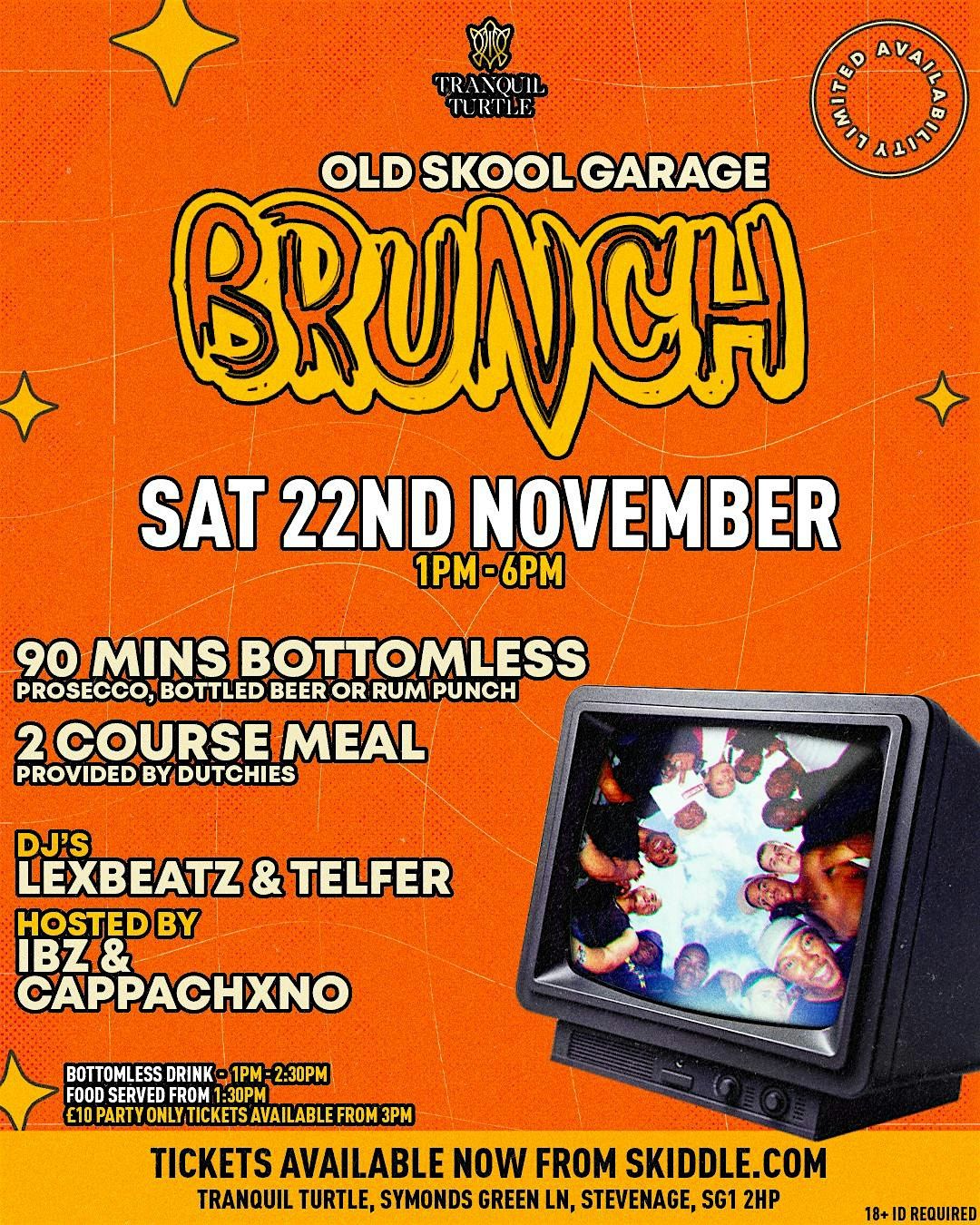 Old Skool Garage Brunch