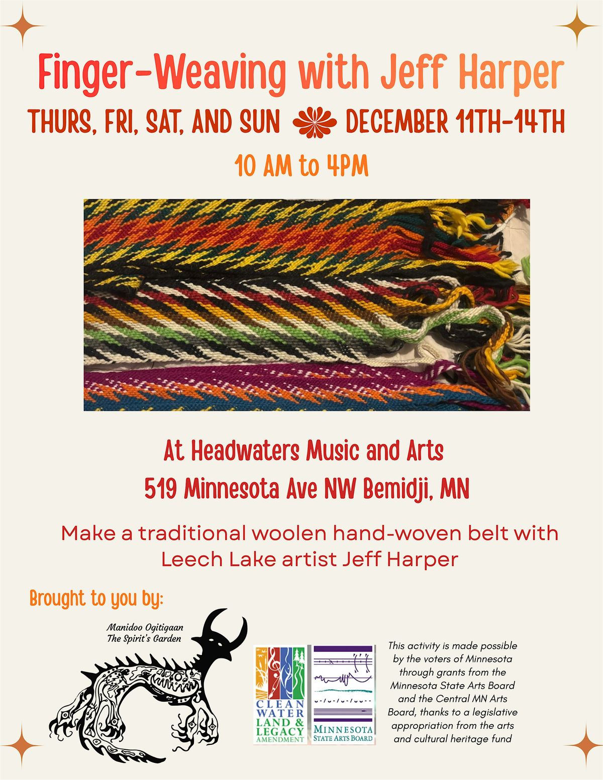 Finger Weaving with Jeff Harper