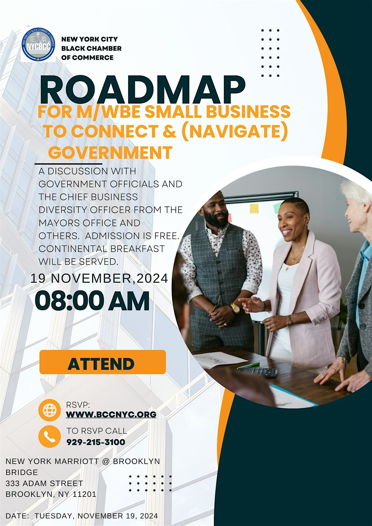 Roadmap For M\/WBEs and Small Businesses to Connect & (Navigate) Government