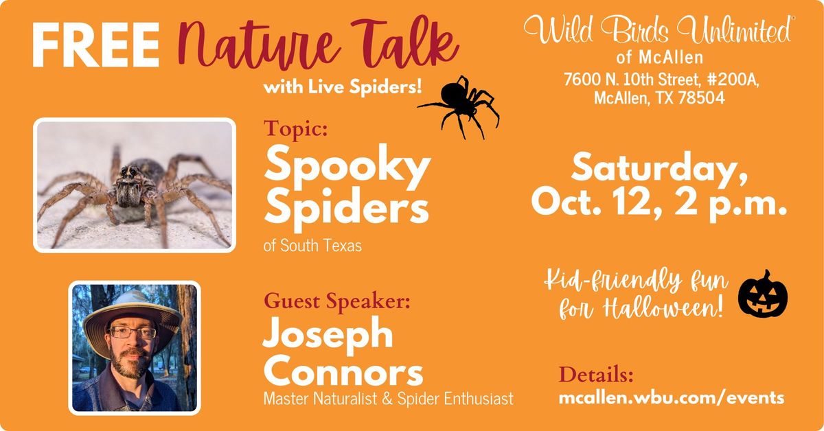 Spooky Spiders of South Texas with Joseph Connors