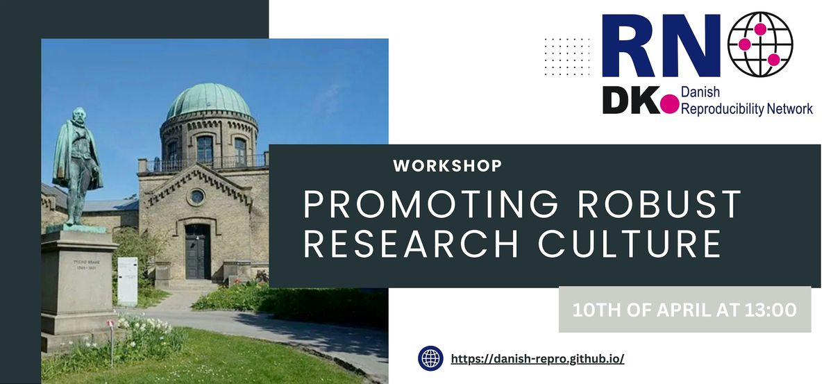 Workshop: Promoting Robust Research Culture