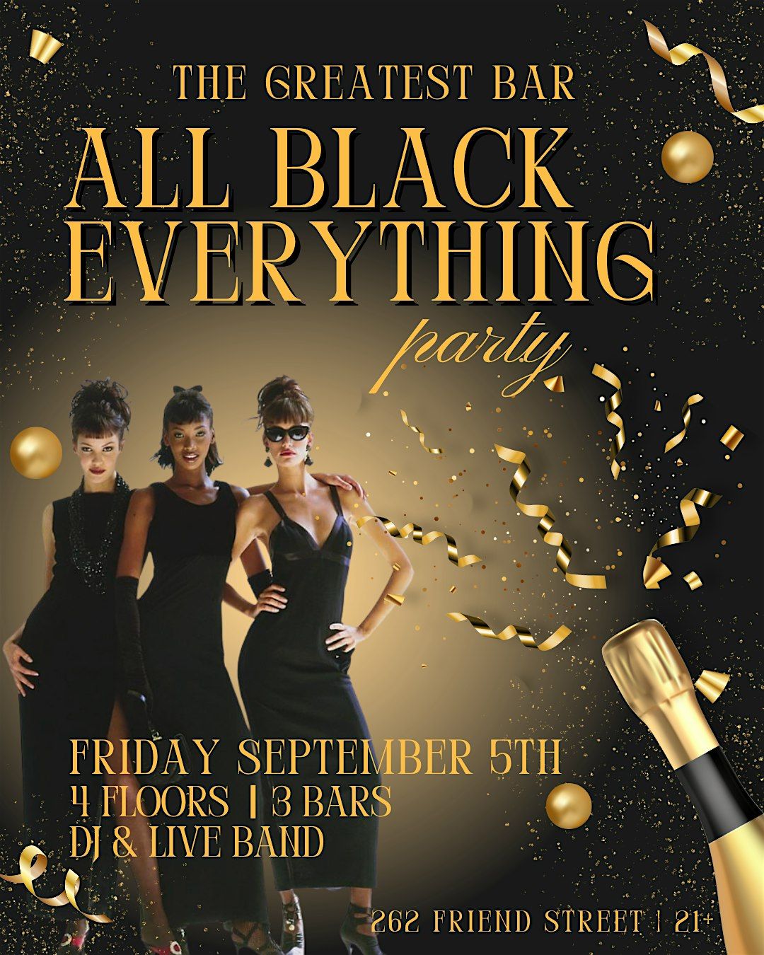 ALL BLACK EVERYTHING PARTY