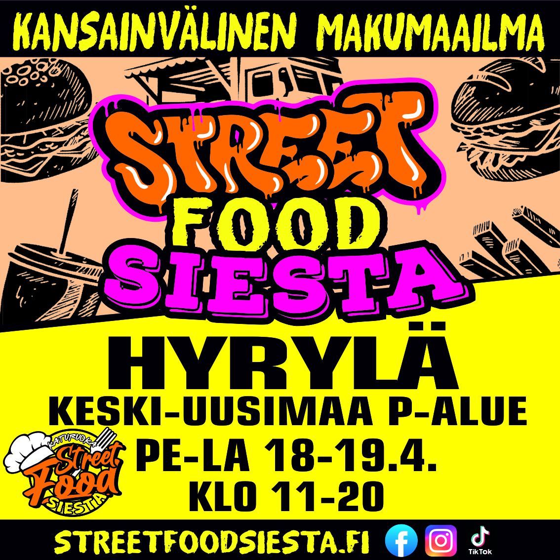 Street Food Siesta Hyryl\u00e4