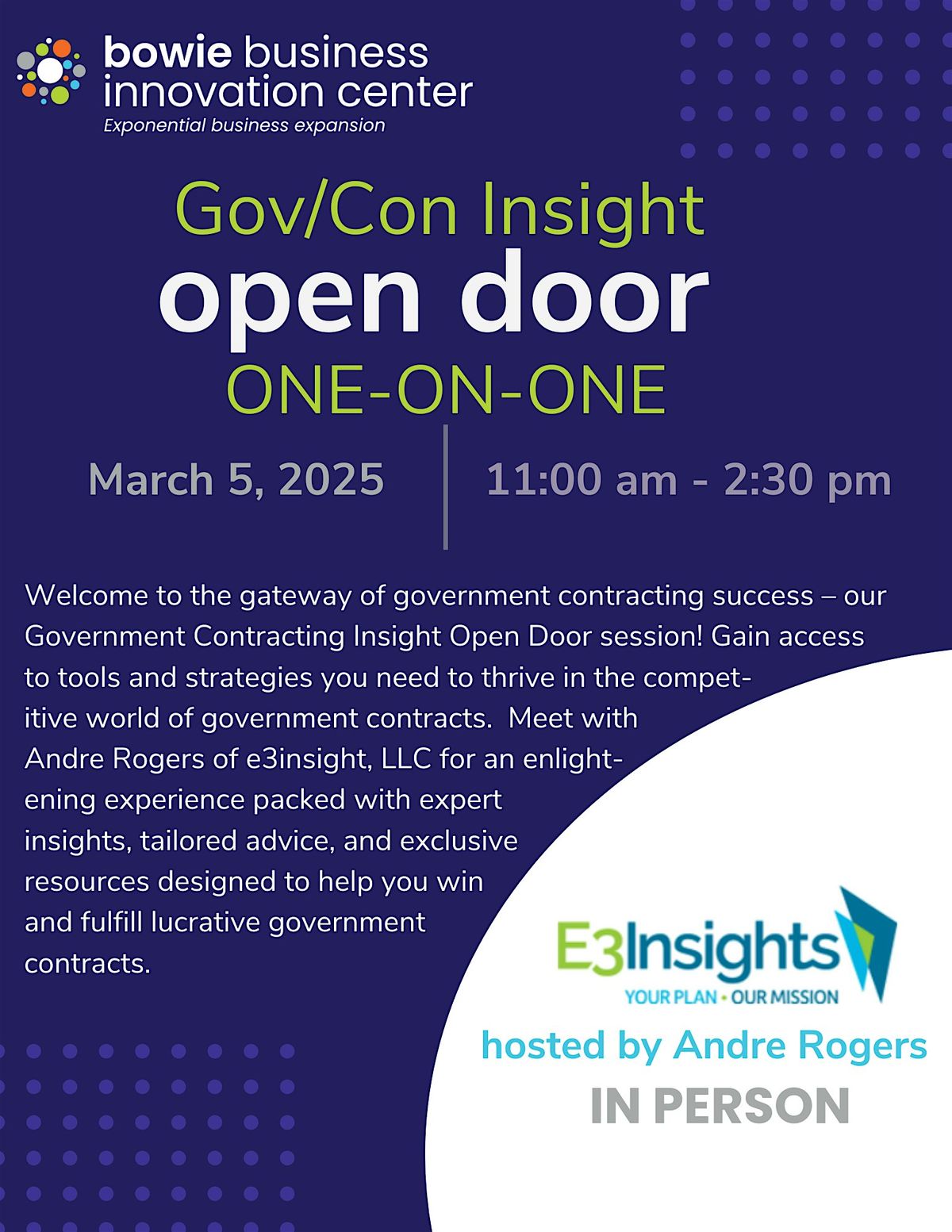 Gov\/Con Insight Open Door