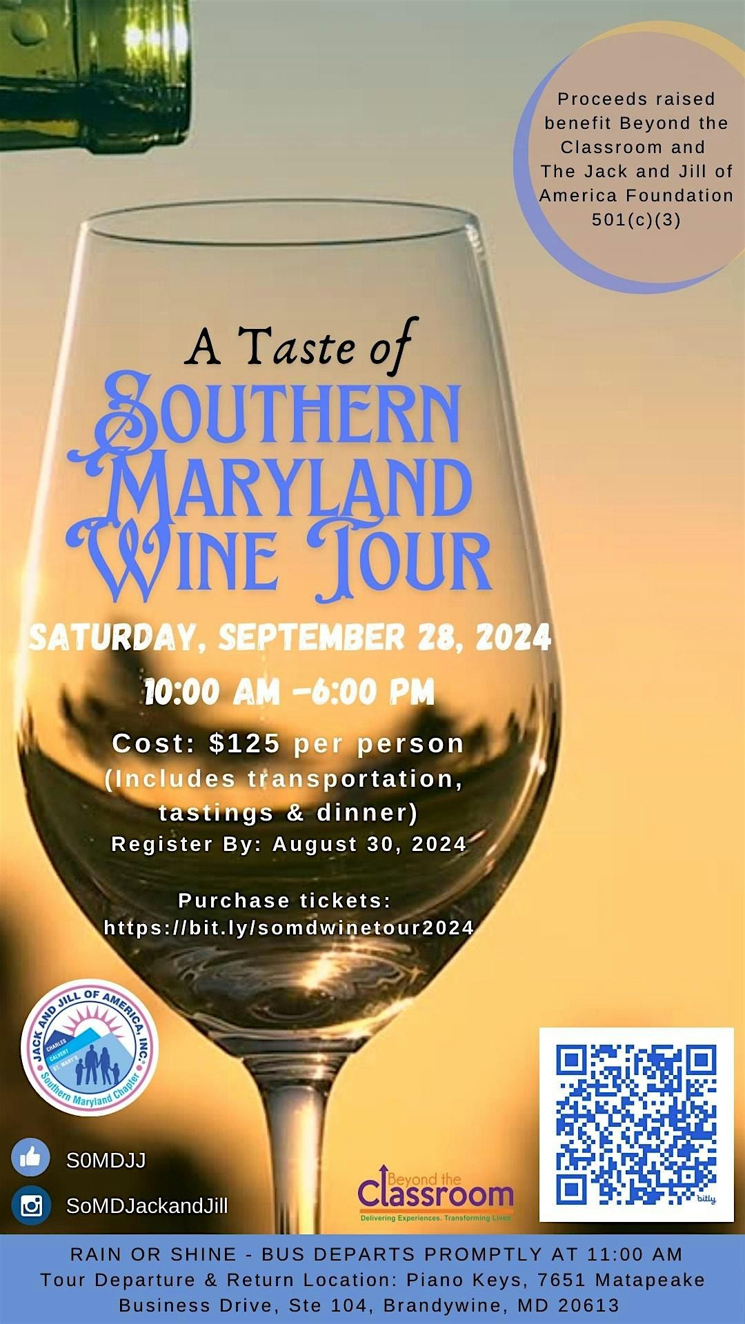 A Taste of Southern Maryland Wine & Brewery Tour