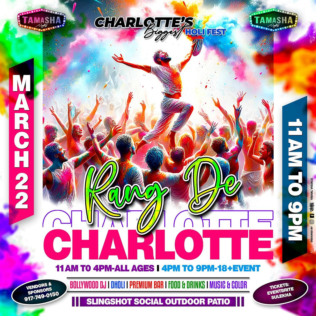 RANG DE CHARLOTTE- HOLI COLOR FEST 2025