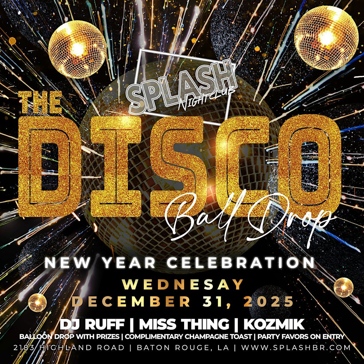 The Disco Ball Drop - NYE Celebration