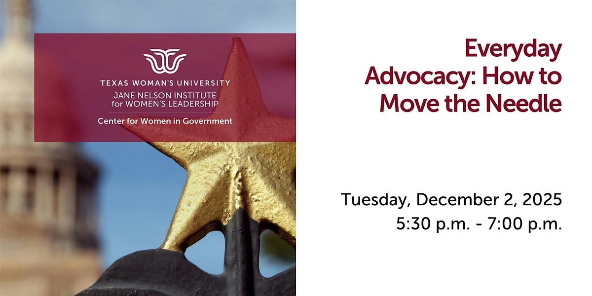 Everyday Advocacy: How to Move the Needle