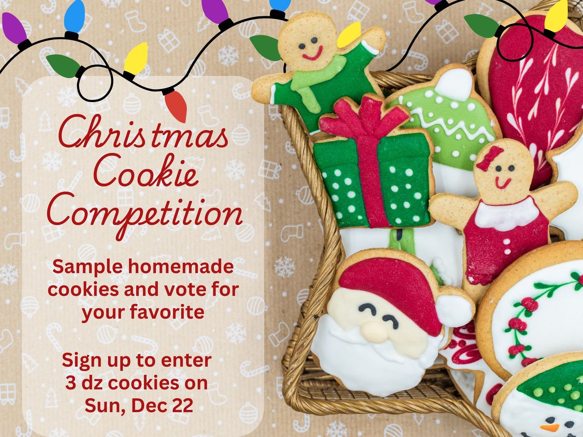 Christmas Cookie Competition