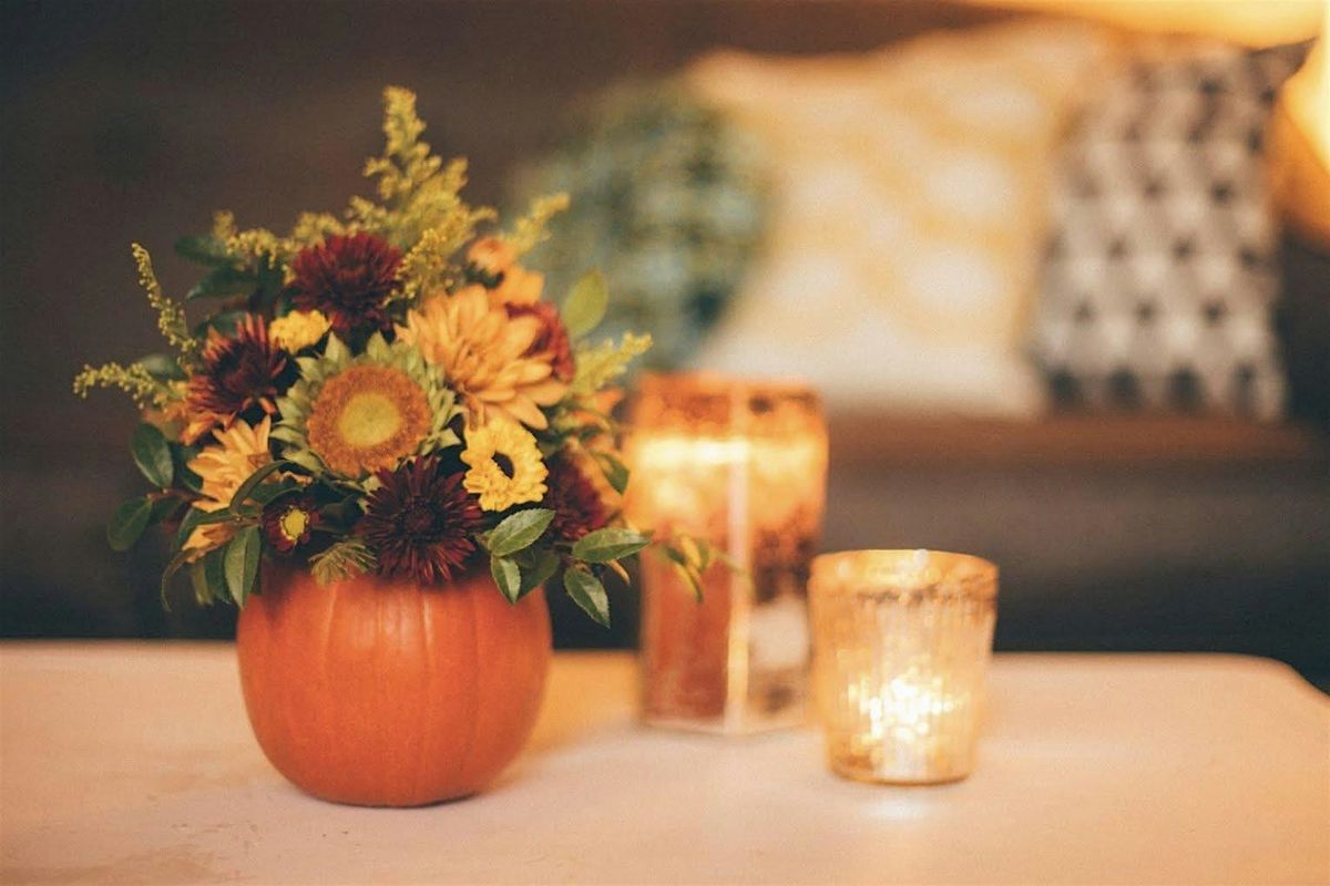 Dried Flower Pumpkin Decorating Class