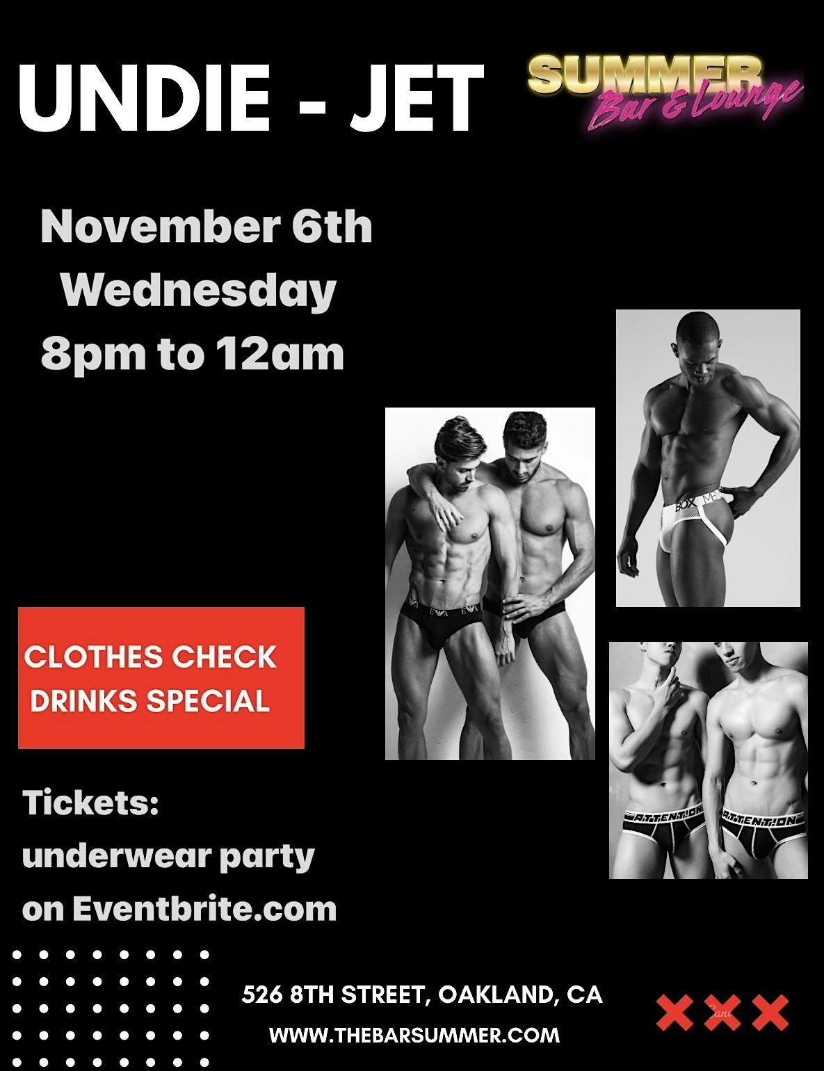 Undie-jet underwear party