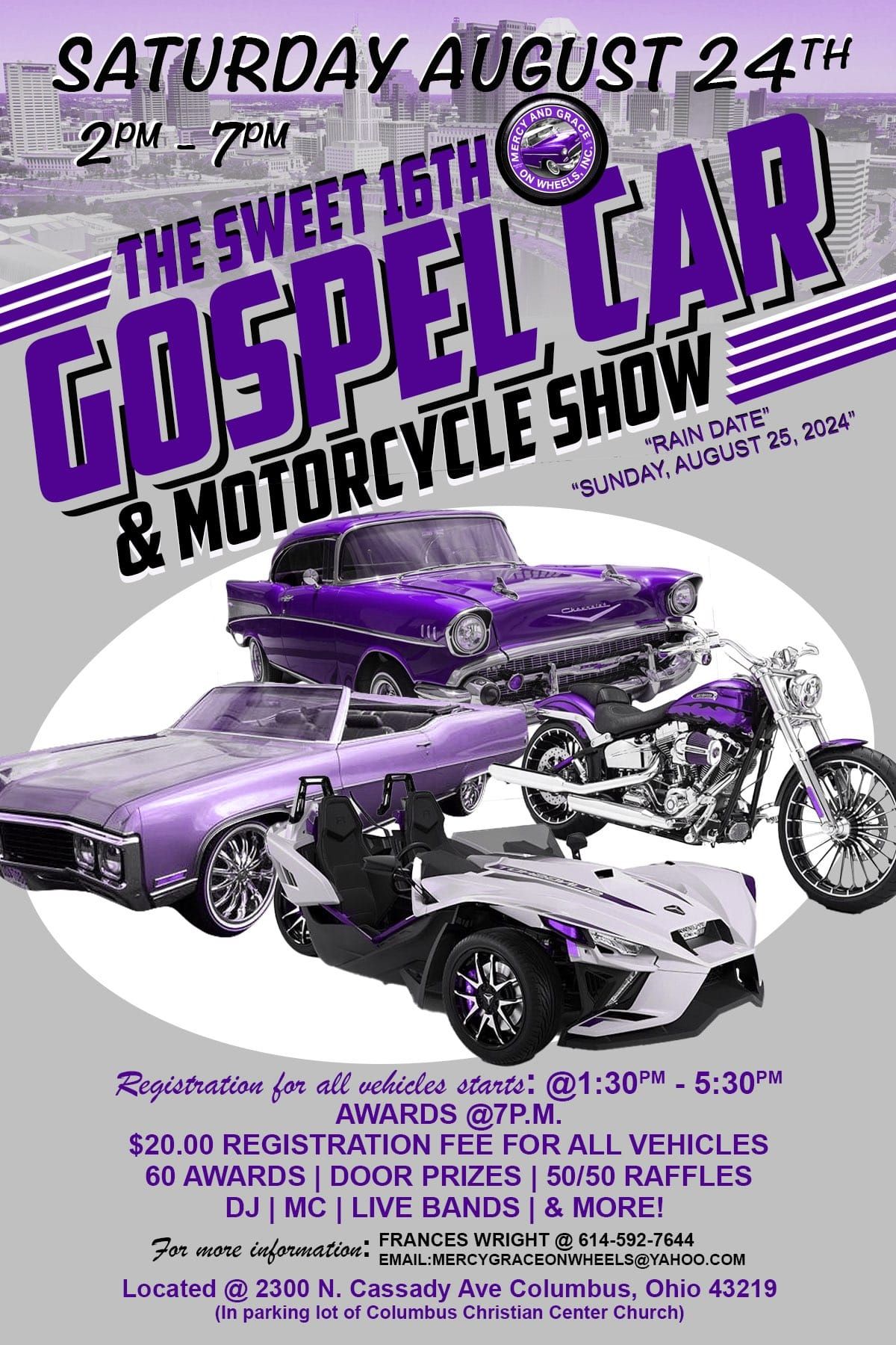 The Sweet 16th Gospel Car & Motorcycle Show 
