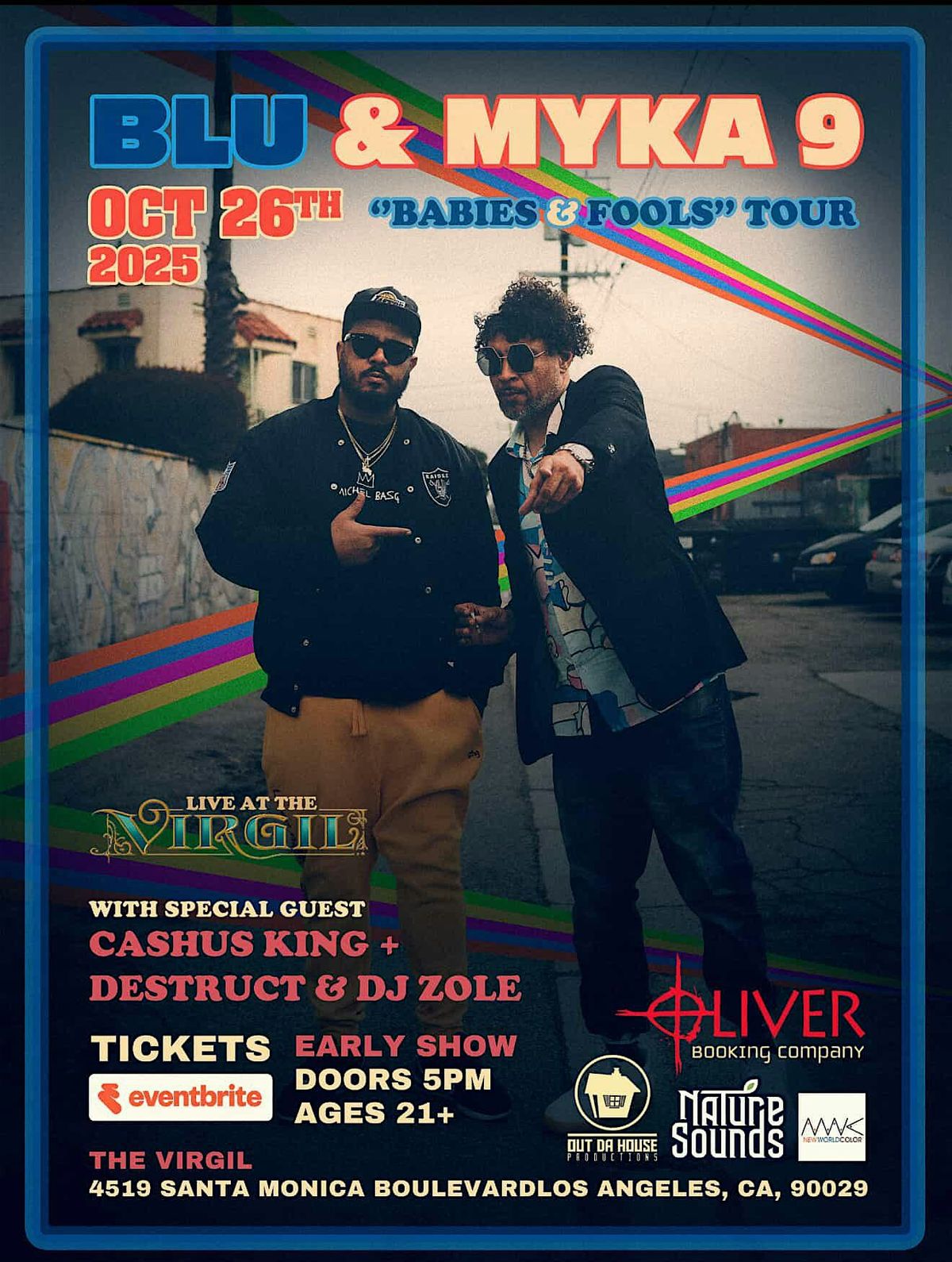 BLU & MYKA 9 Live at THE VIRGIL