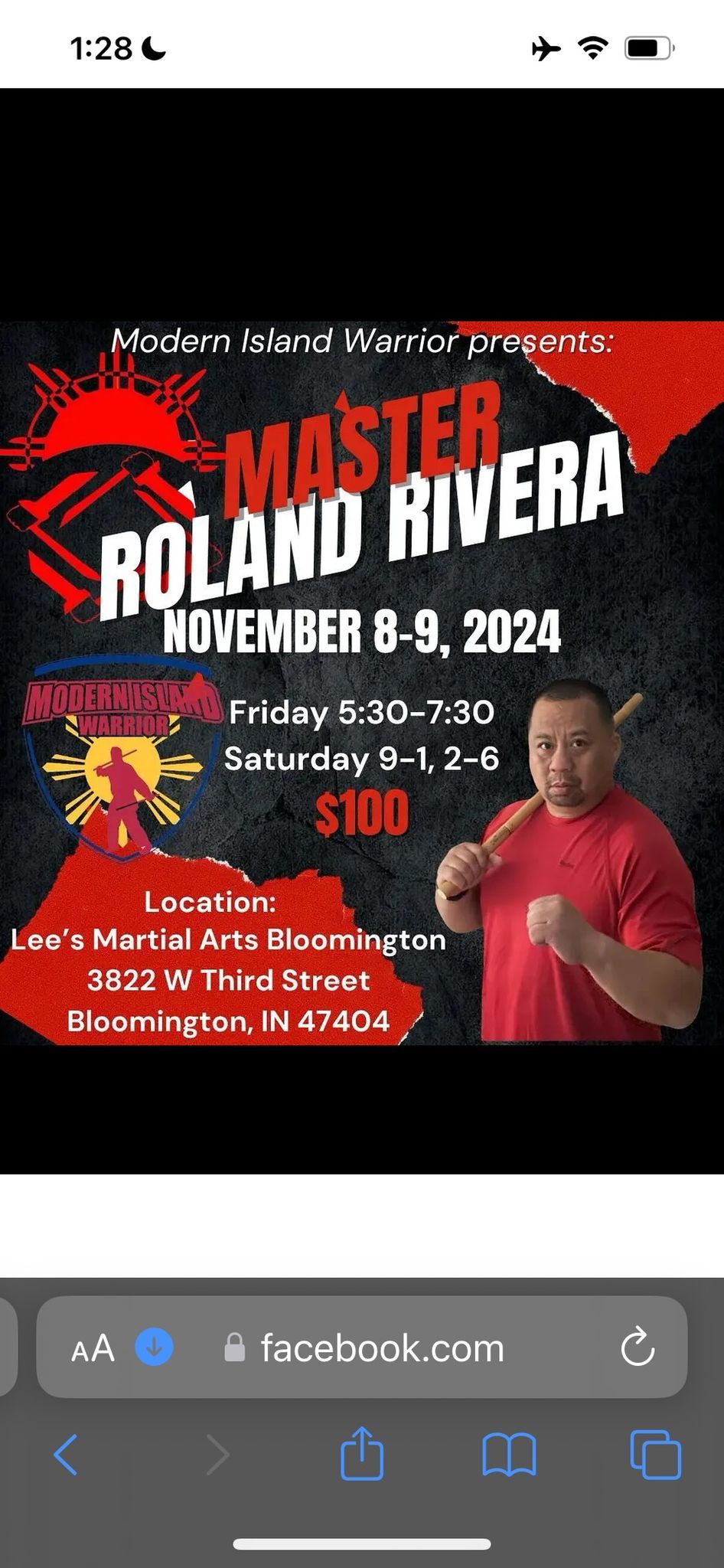 Modern Island Warrior Martial Arts Hosts Master Roland Rivera