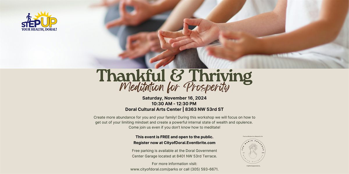 Thankful & Thriving Meditation for Prosperity