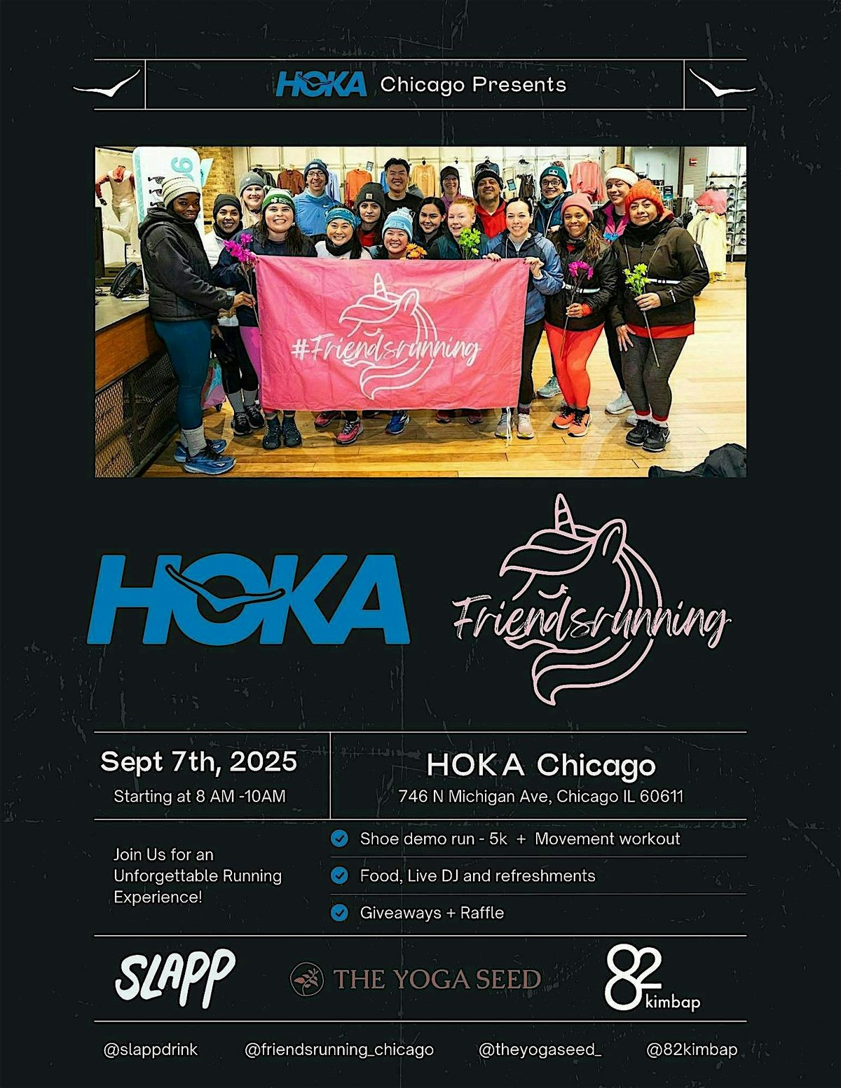 HOKA Chicago X Friends Running Chicago