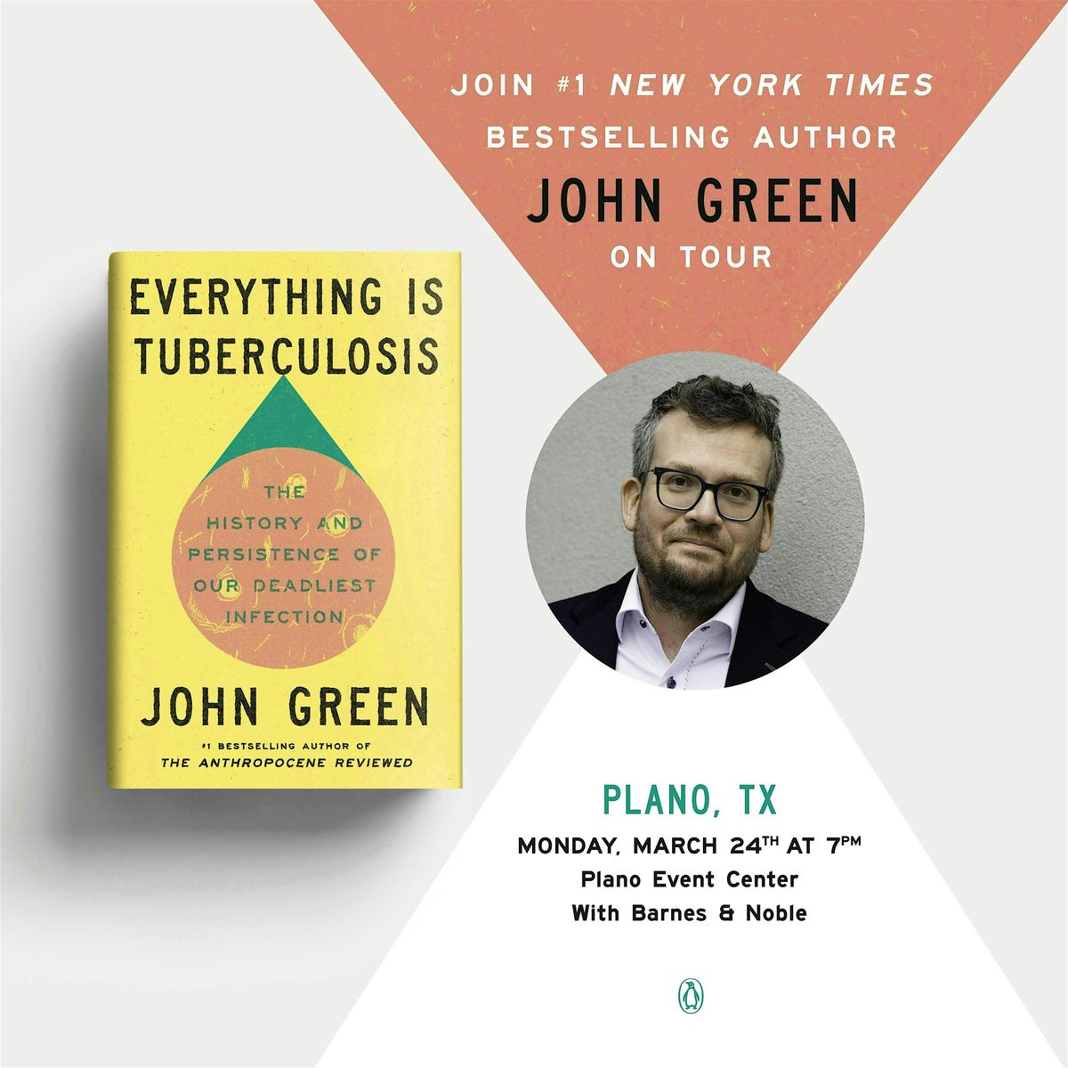 John Green discusses EVERYTHING IS TUBERCULOSIS - Plano, TX