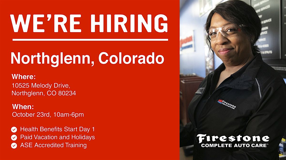 Firestone Hiring Events - Same-Day Offers!