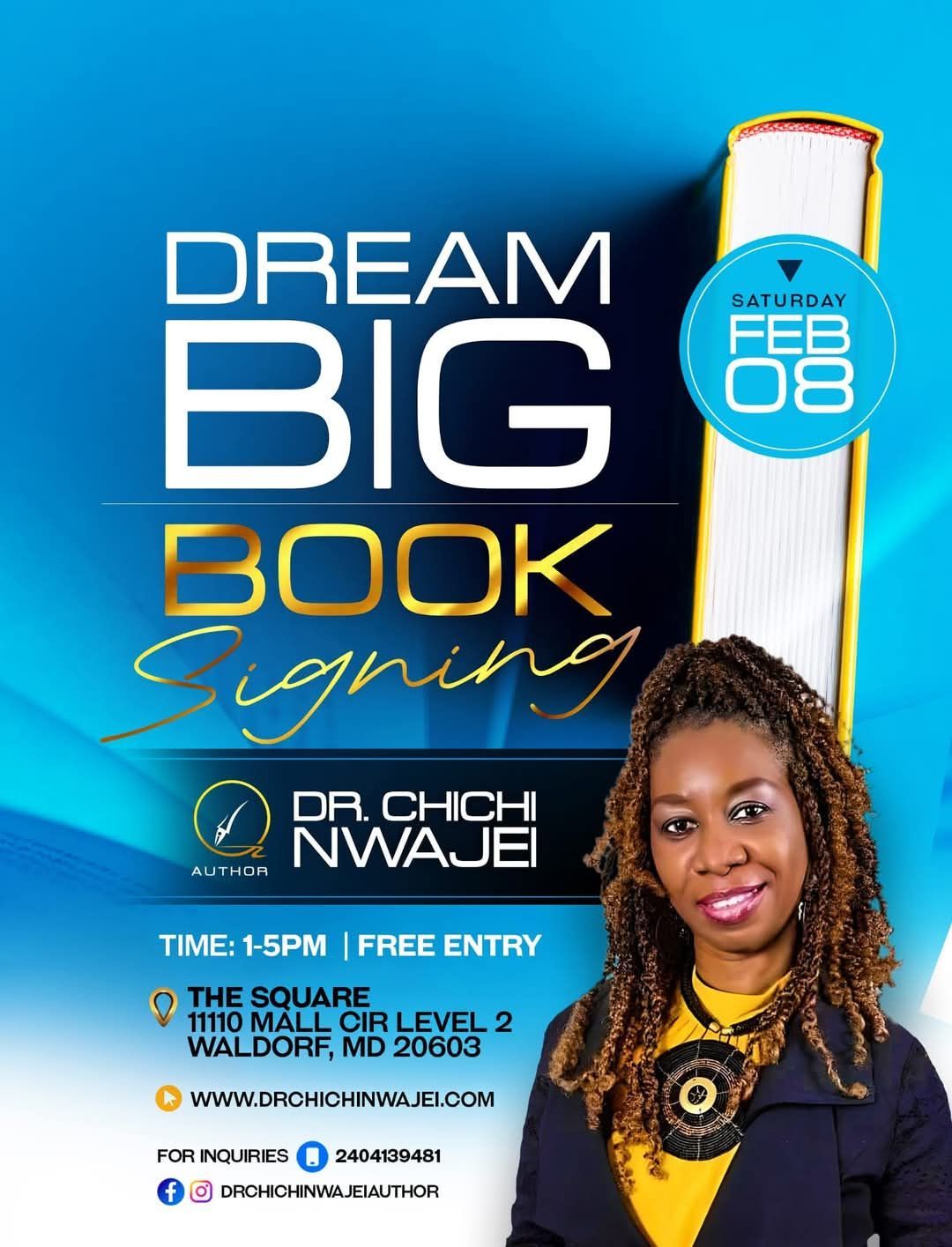 DREAM BIG BOOK SIGNING EVENT 