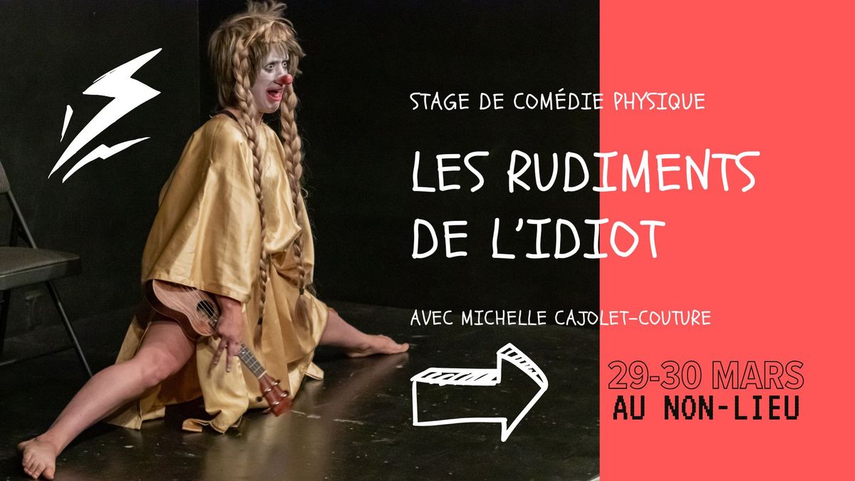 Stage com\u00e9die physique - les rudiments de l'idiot