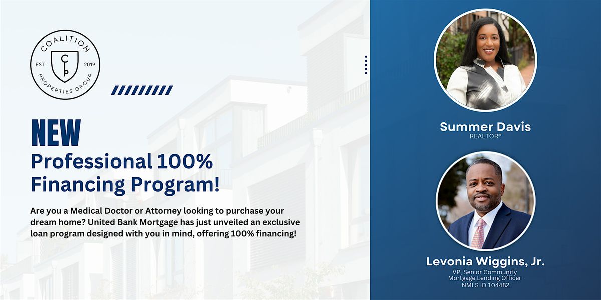 NEW Professional 100% Financing Program!