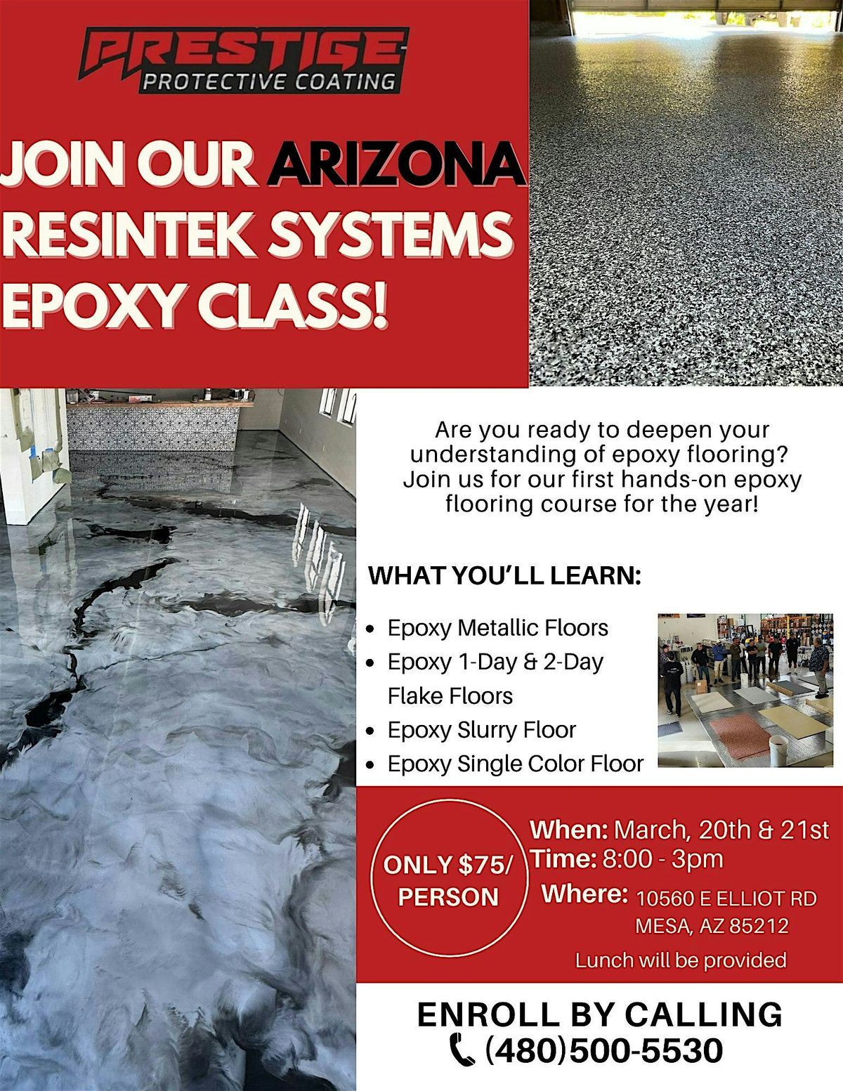 Arizona Resintek Systems Epoxy Class