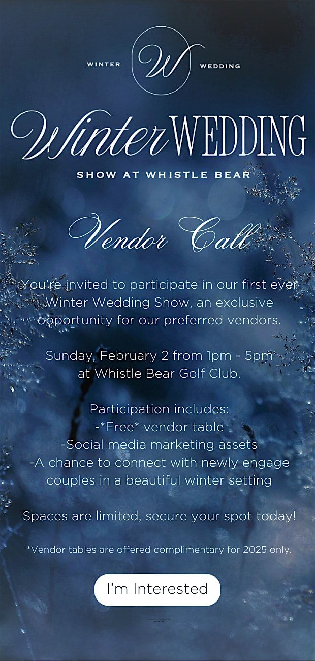 Winter Wedding Show