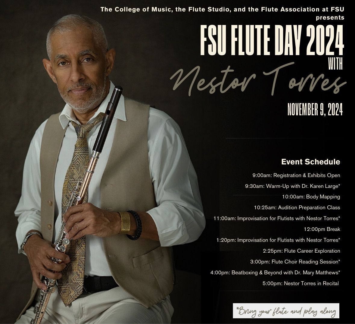 FSU Flute Day with Guest Artist, Nestor Torres