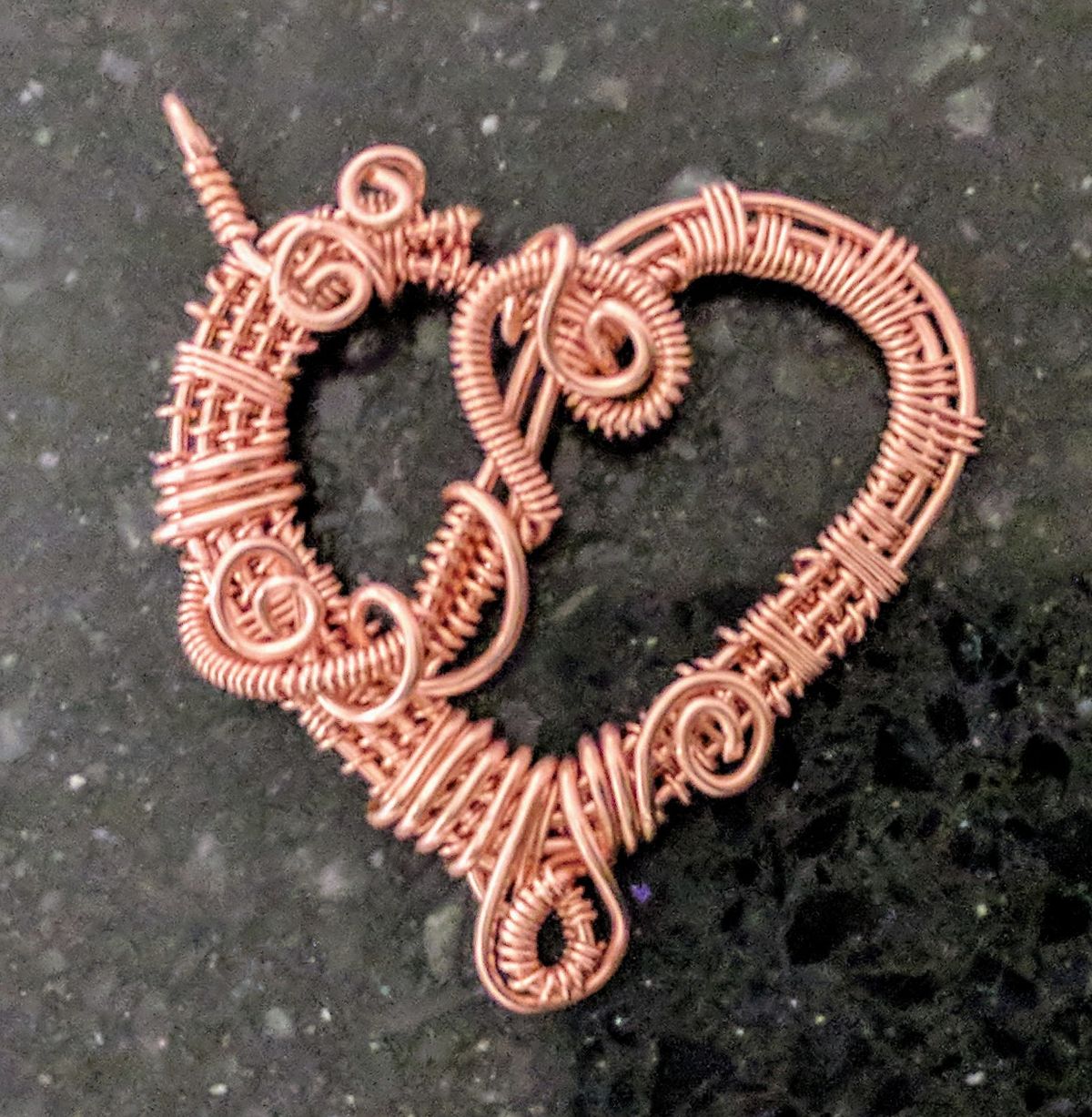 Woven Heart wire wrapping class 