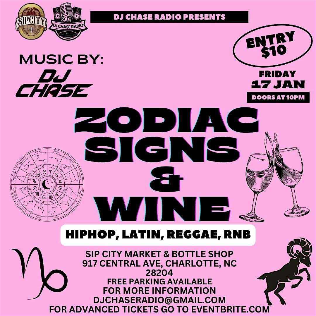 Zodiac Signs and Wine - The Official Zodiac Sign Party