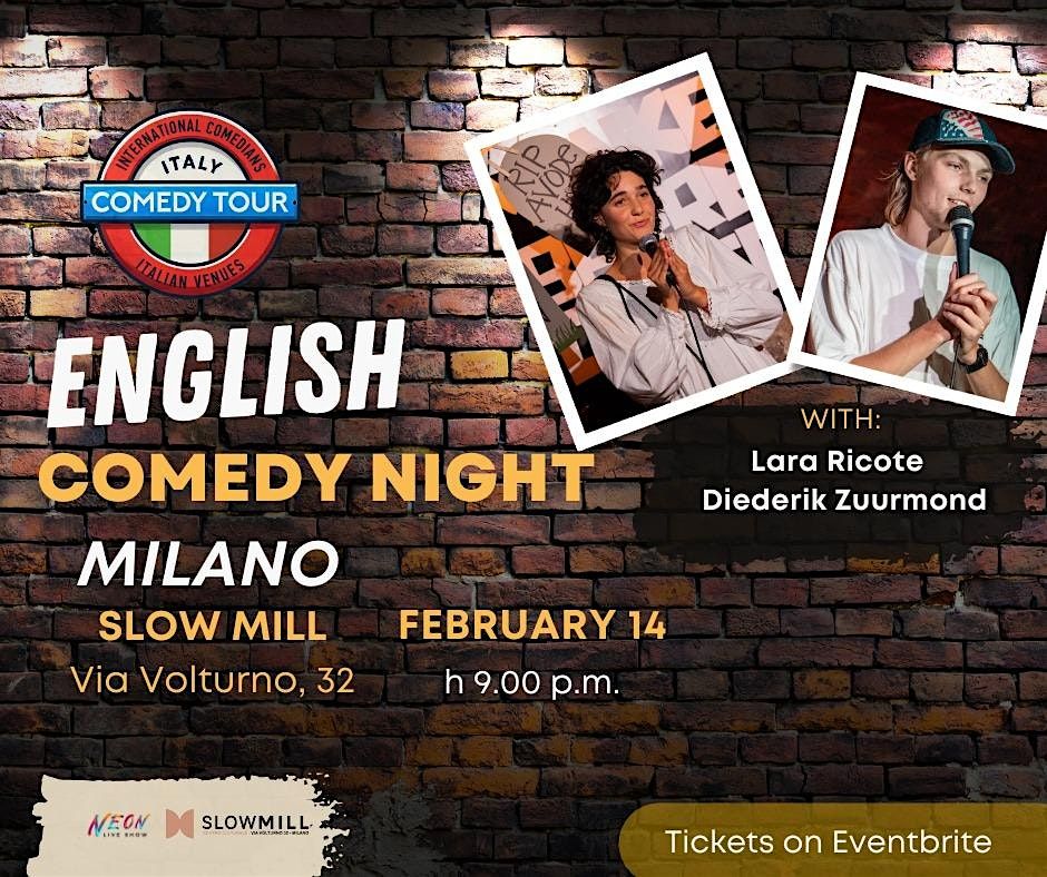 STAND-UP COMEDY IN ENGLISH - WITH LOVE! LARA RICOTE & DIEDERIK ZUURMOND