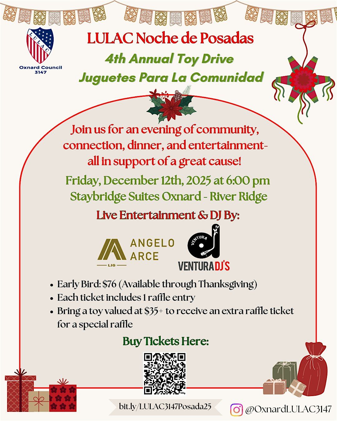 Oxnard 3147 LULAC Noche de Posadas Toy drive