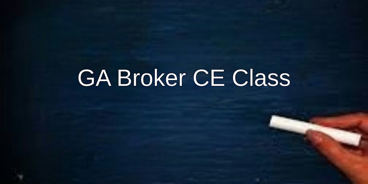 Broker CE class- Dawsonville