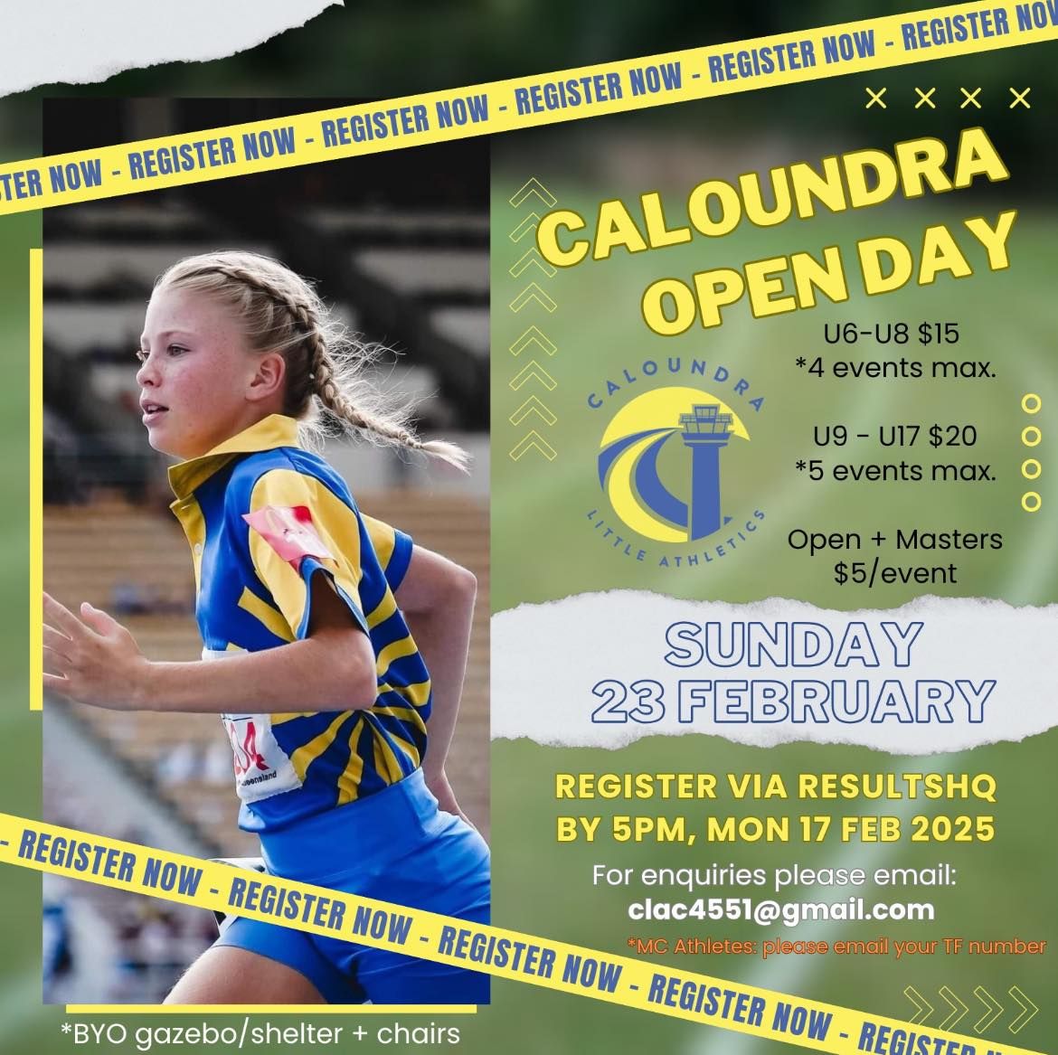 Caloundra Open Day - Sunday 23 February 2025