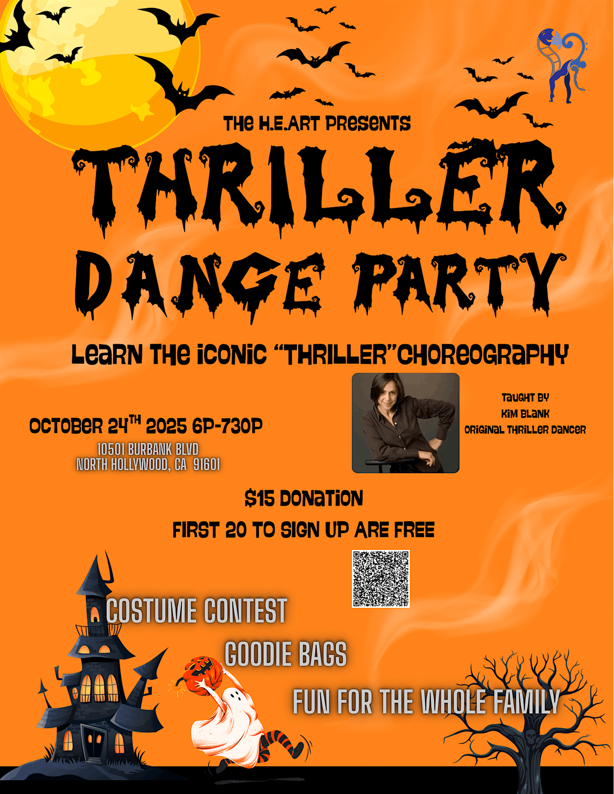 Halloween Thriller Dance Class