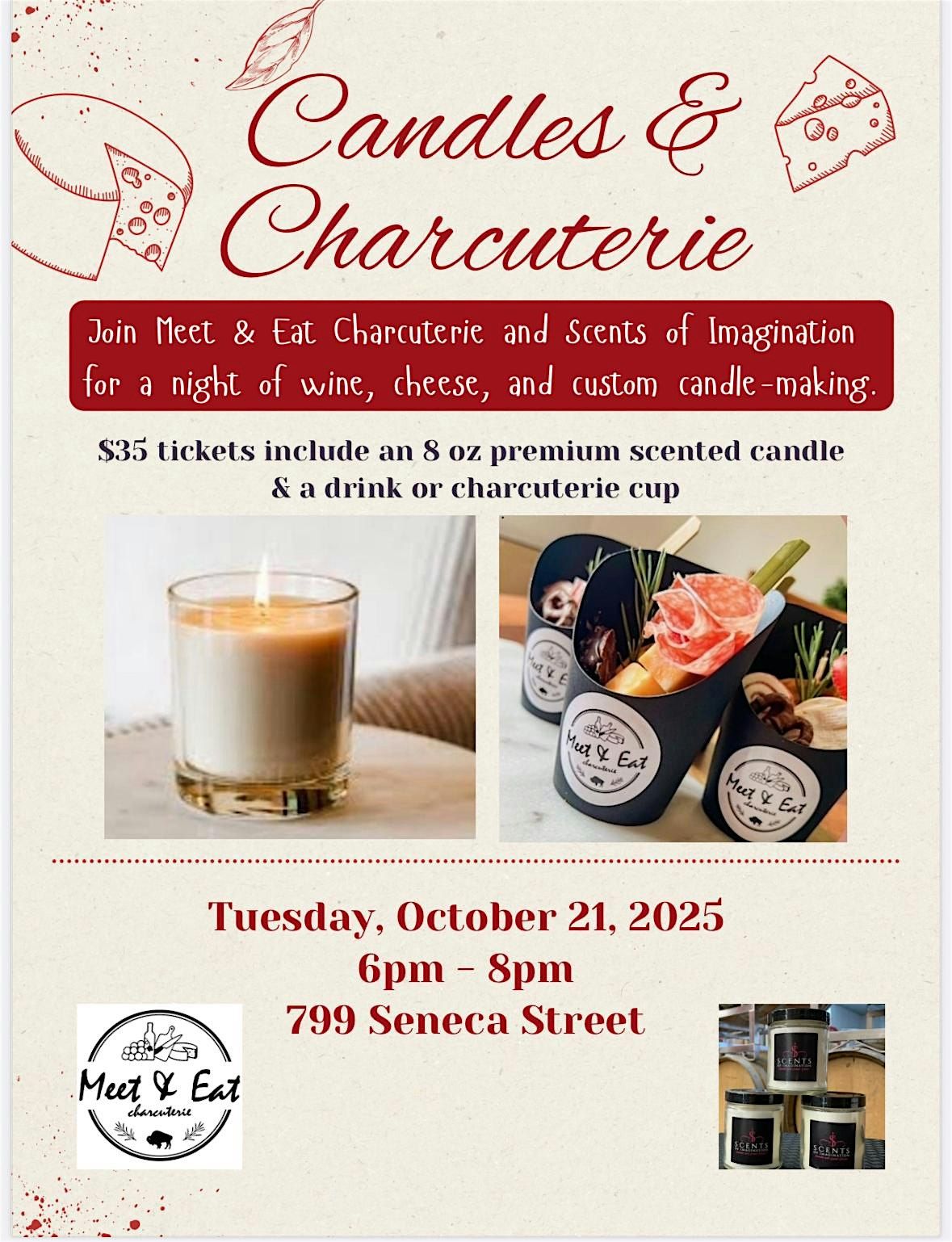 Candles and Charcuterie